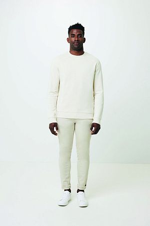 Свитшот Iqoniq Denali из переработанного неокрашенного хлопка, унисекс, 340 г/м²