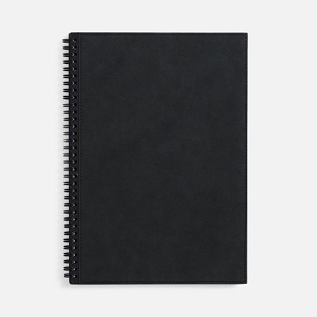 Ежедневник Notera Maxi, недатированный, черный