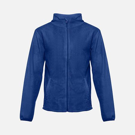 Куртка флисовая мужская Helsinki, ярко-синяя, размер S