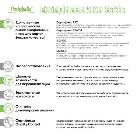 Ежедневник Молто (Molto) недатированный, синий