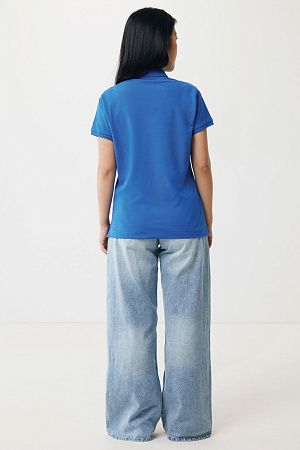 Женская рубашка поло Iqoniq Yosemite из переработанного хлопка-пике, унисекс, 220 г/м²