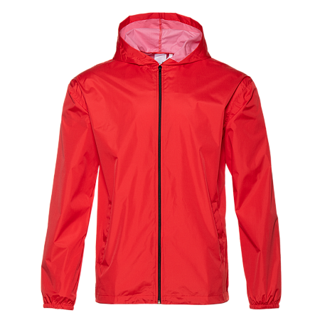 Ветровка унисекс STAN дюспо 210T, 85, 59, Красный,  (14)  (42/XXS)