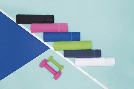 Спортивное полотенце Atoll X-Large, черное