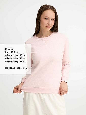 Толстовка женская Sully Women, розовый меланж, размер XS