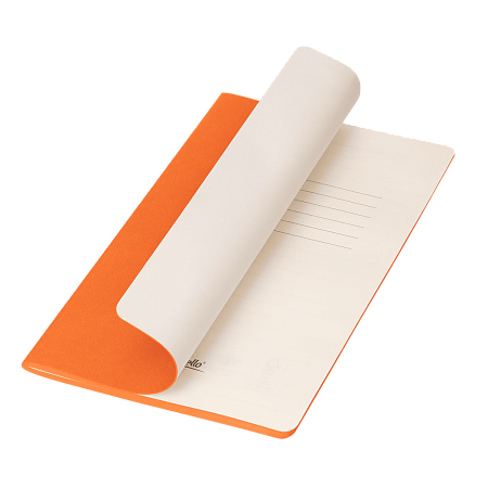 Блокнот Corsa slim, оранжевый