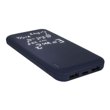 Внешний аккумулятор с подсветкой Люче (Luce) Lemoni 10000 mAh, желтый
