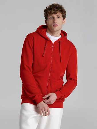 Толстовка на молнии с капюшоном Siverga Heavy 2.0, красная, размер XXL