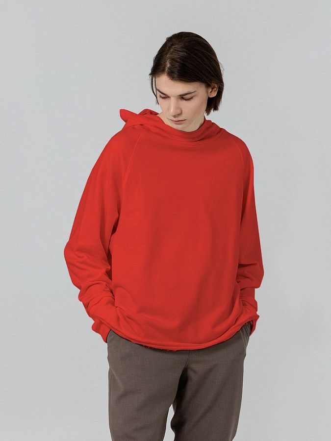 Худи унисекс Vozduh 1.0, красное, размер M