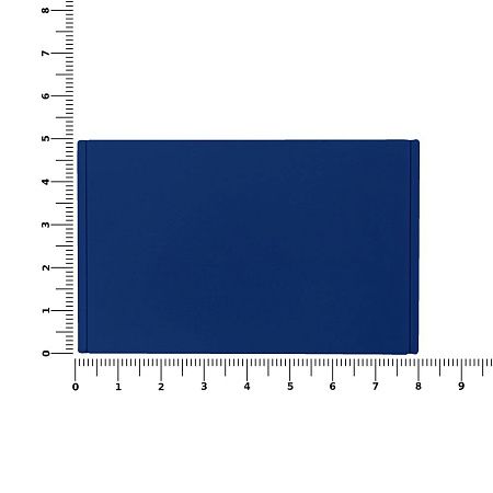 Лейбл из ПВХ Dzeta, ХL, синий