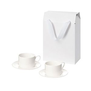 Подарочный набор Мокко (Mokko) в коробке-пакете (две чайных пары)