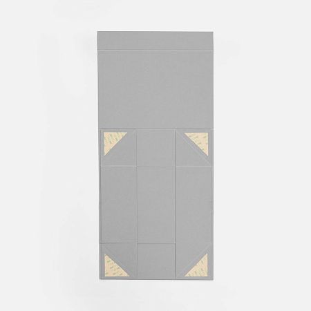 Коробка складная Quadra Fold, серая