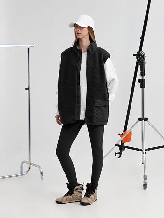 Жилет унисекс Oblako, черный, размер XL/2XL