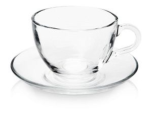 Чайная пара «Britain», цвет: прозрачный