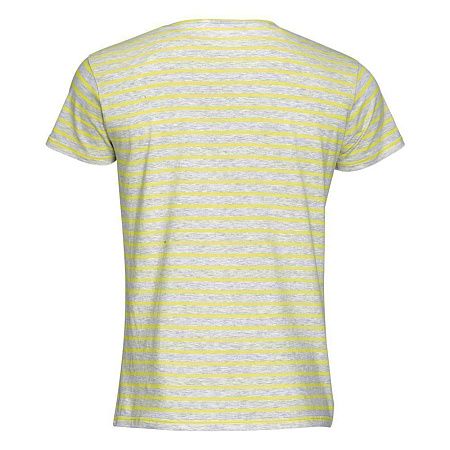 Футболка Miles Men серая с желтым, размер S