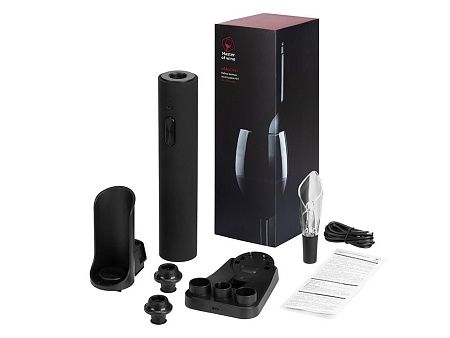 Набор винных аксессуаров 4в1 «Savoie» с покрытием soft touch