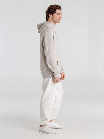 Толстовка с капюшоном унисекс Hoodie, дымчато-серая, размер XS