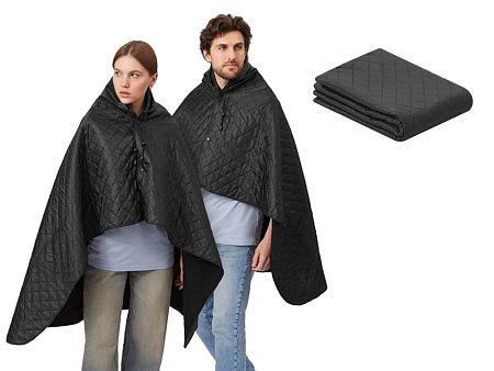 Плед-пончо 2-в-1 «Cappy» с капюшоном и мешком