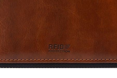 Бизнес-блокнот на молнии А5 «Fabrizio» с RFID защитой