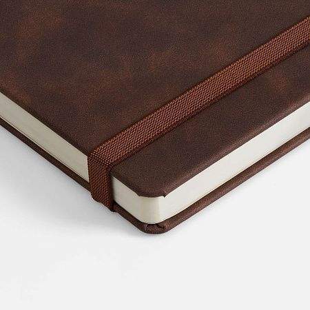 Ежедневник Urban Metal, недатированный, коричневый