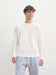 Футболка с длинным рукавом Thermal T, бежевая (неокрашенная) под нанесение