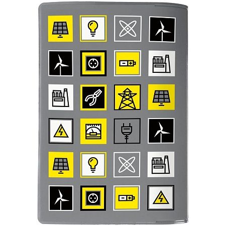 Обложка для паспорта Industry, ver.2, энергетика