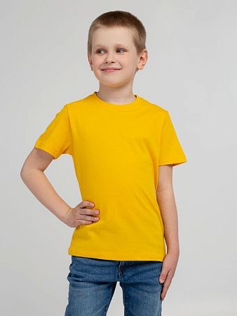 Футболка детская Regent Kids 150, желтая, размер 6 лет (106-116 см)