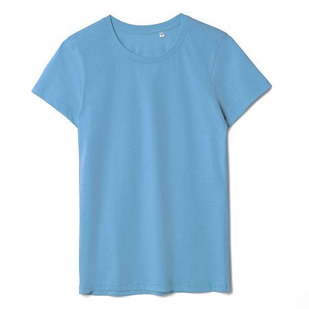 Футболка женская T-bolka Lady, голубая, размер L