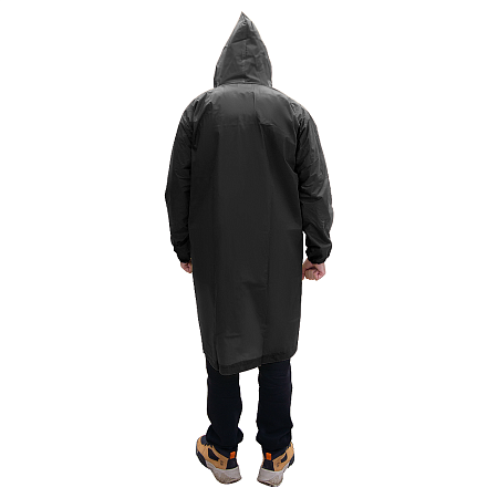 Дождевик RainForest, унисекс, материал EVA, размер M-L, черный