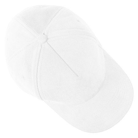 Кепка 5- панельная Oxford 300, c белым сендвичем, белая