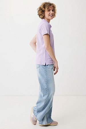 Женская рубашка поло Iqoniq Yosemite из переработанного хлопка-пике, унисекс, 220 г/м²