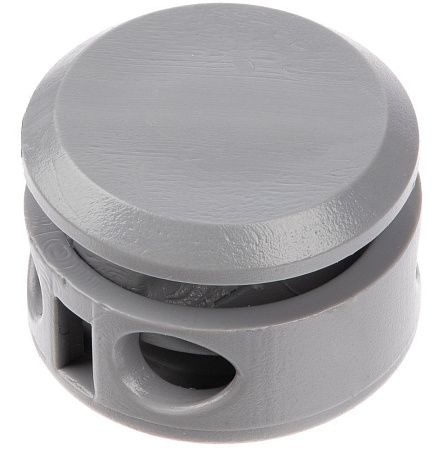 Двойной фиксатор для шнура Brogy, серый