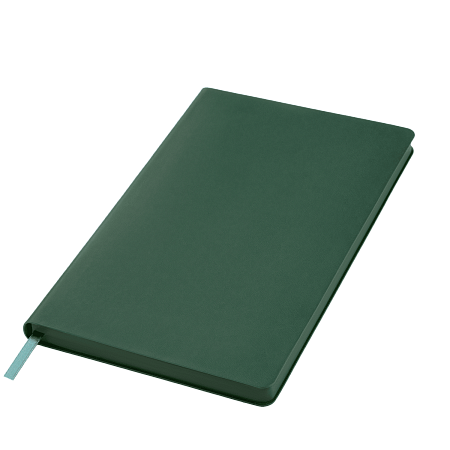 Ежедневник Latte soft touch недатированный, зеленый