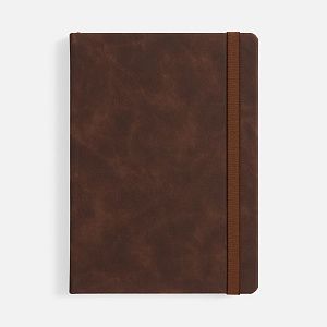 Ежедневник Urban Hard, недатированный, коричневый