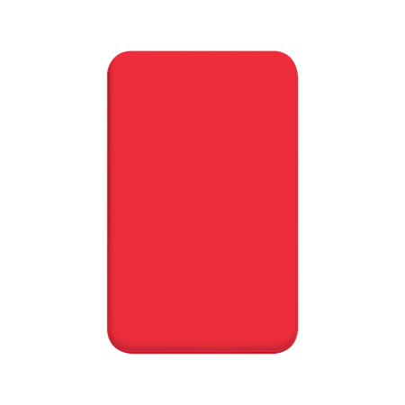 Внешний аккумулятор Largo PD 5000mAh с функцией беспроводной зарядки 15W, красный