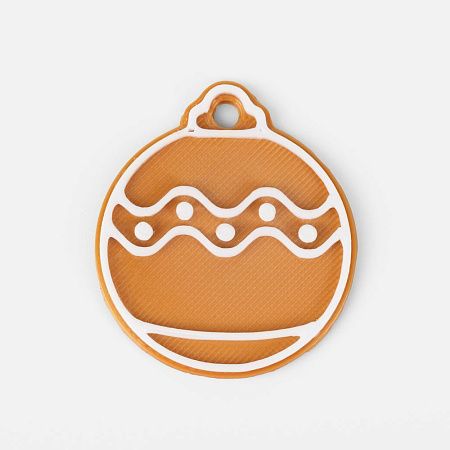 Мини-подвеска «Пряник», 3D-печать на заказ, шарик