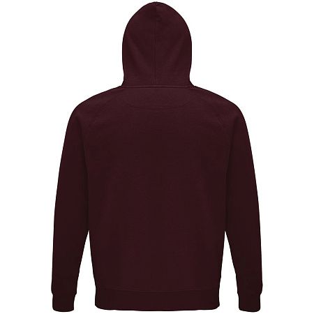 Толстовка унисекс Stellar, бордовая, размер M