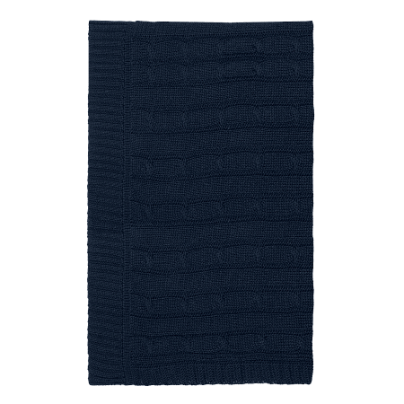 Плед Fado вязаный, синий (без подарочной коробки)