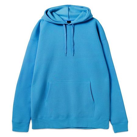 Толстовка с капюшоном Slam 320, бирюзовая, размер XS