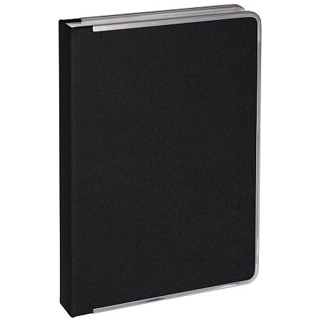 Ежедневник Frame Metal, недатированный, черный