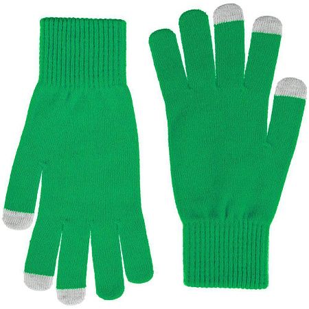 Перчатки сенсорные Urban Flow, зеленые, размер S/M