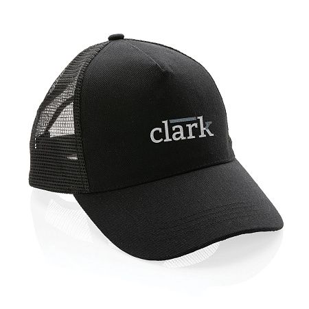 Бейсболка Impact c сеткой из переработанного хлопка AWARE™, 5 клиньев, 190 г