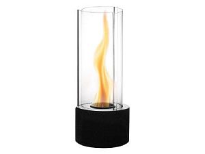 Биокамин с вьющимся пламенем «Dance of flame», цвет: черный