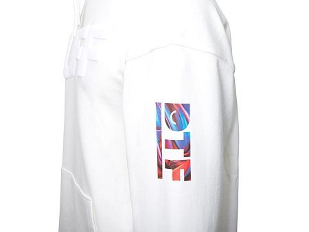 Худи оверсайз «Alpha.01» унисекс, с миксом видов нанесения