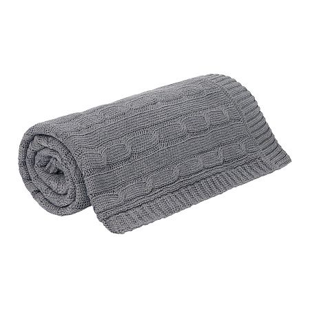 Плед Фадо (Fado) вязаный, красный (без подарочной коробки)