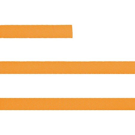 Стропа текстильная Fune 10 S, оранжевый неон, 30 см