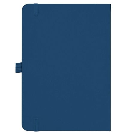 Блокнот Forest  Alfa Polo Soft А5, недатированный, в твердой обложке, с резинкой и петлей для ручки, темно-синий