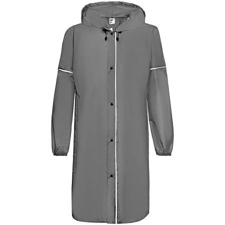 Дождевик со светоотражающими элементами Rainman Blink, серый, размер XS