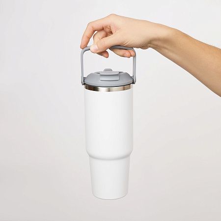 Термокружка вакуумная Montana, белая