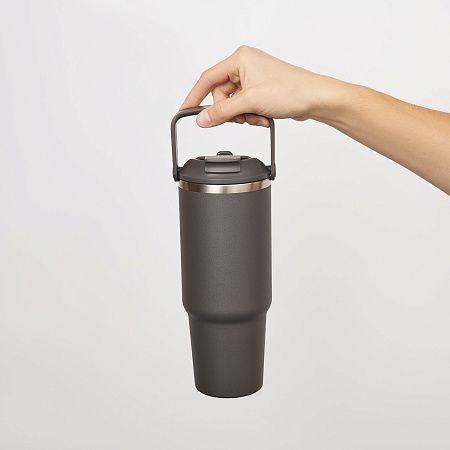 Термокружка вакуумная Montana, серая