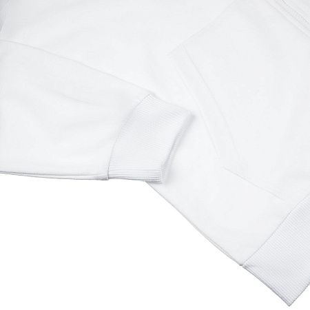 Толстовка на молнии с капюшоном Siverga 2.0, белая, размер M